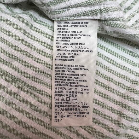 Abercrombie & Fitch Women's Striped Button-Down Shirt Size XS Moose Preppy - Picture 8 of 9